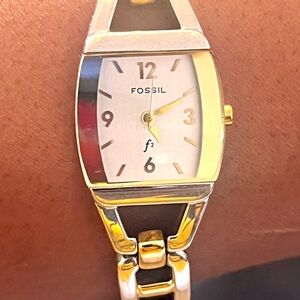 Fossil Silver and Gold Women's Watch